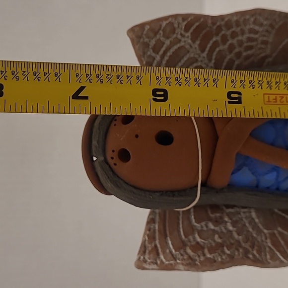 Handmade Signed Red Clay New Mexico Indian Angel by Debra Smith Wills - Picture 16 of 16